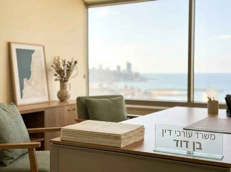 אווירת משרד עורכי דין בן דוד בחיפה